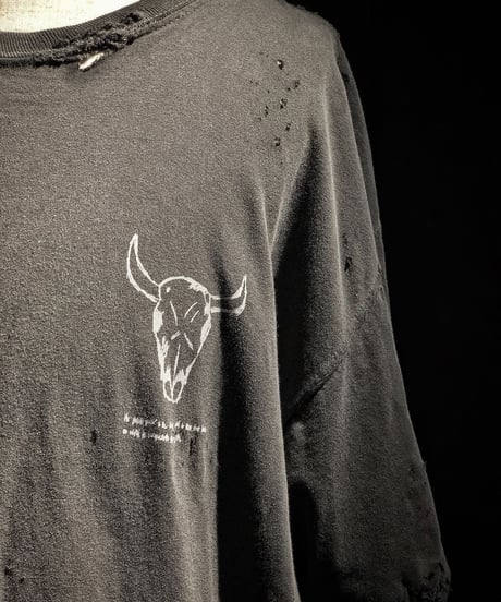 Buffalo bone T-shirt OLD BLACK