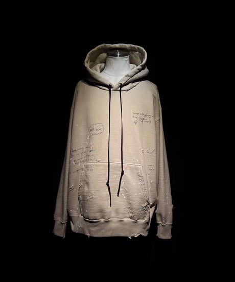 Drawing pullover Vintage Hoodie