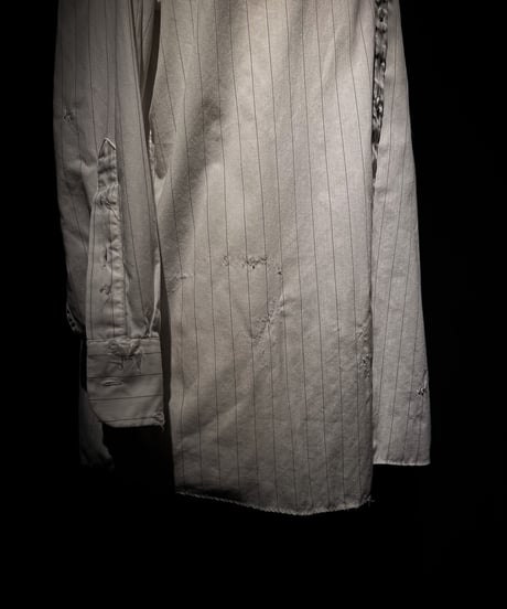 Vintage damage Pinstripe Dress Shirt