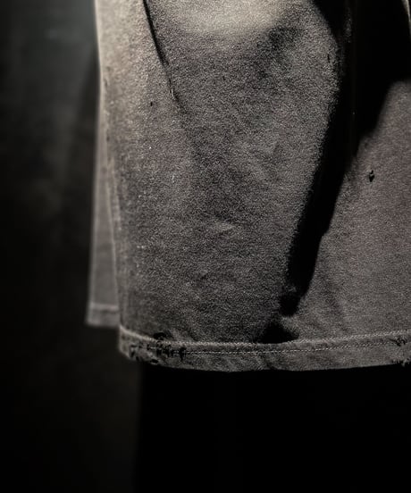 Vintage paint & damage Tee (OLD BLACK)