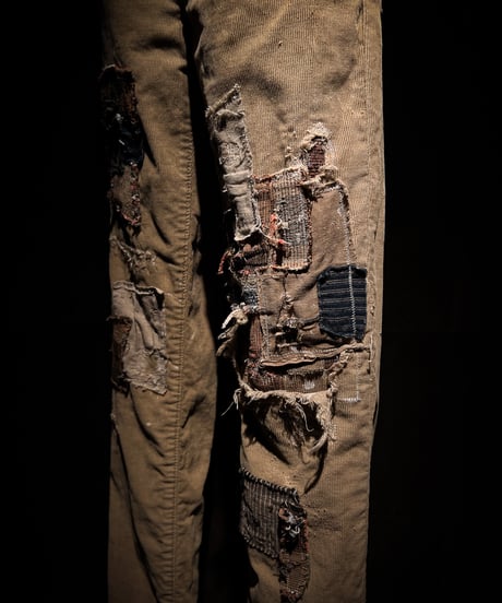 Vintage repair damage corduroy pants (襤褸)