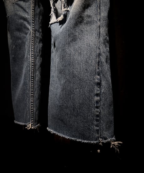 Vintage repair damage denim pants (襤褸)