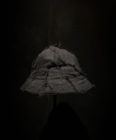 Linen patchwork bucket hat