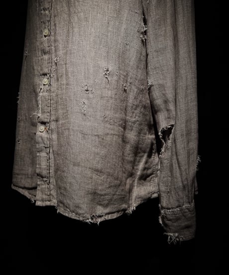 Vintage damage linen shirt