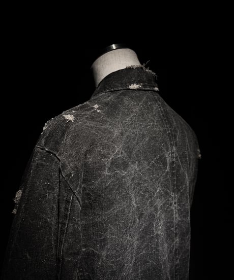 Vintage damage coverall jacket