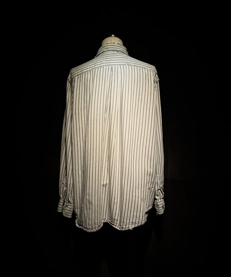 Vintage damage Stripe Work Shirt