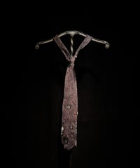 Vintage damage paisley tie