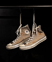 Discoloration Burn Vintage High cut Sneaker