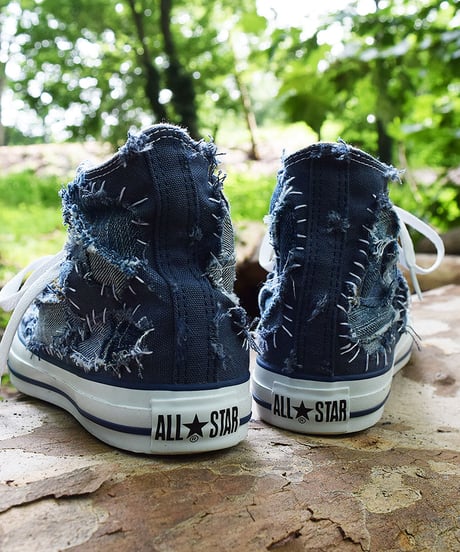 Denim Patchwork Embroidery Sneaker