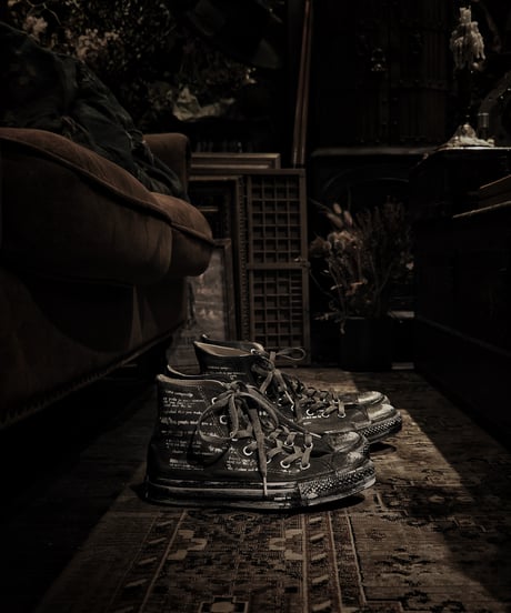 10th Anniversary Limited High-cut sneakers [Old Black]