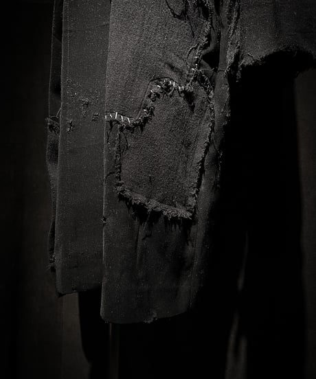 Vintage damage & patchwork long coat