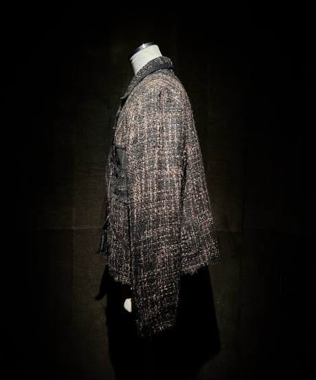 French Reconstructed Tweed Work Jacket