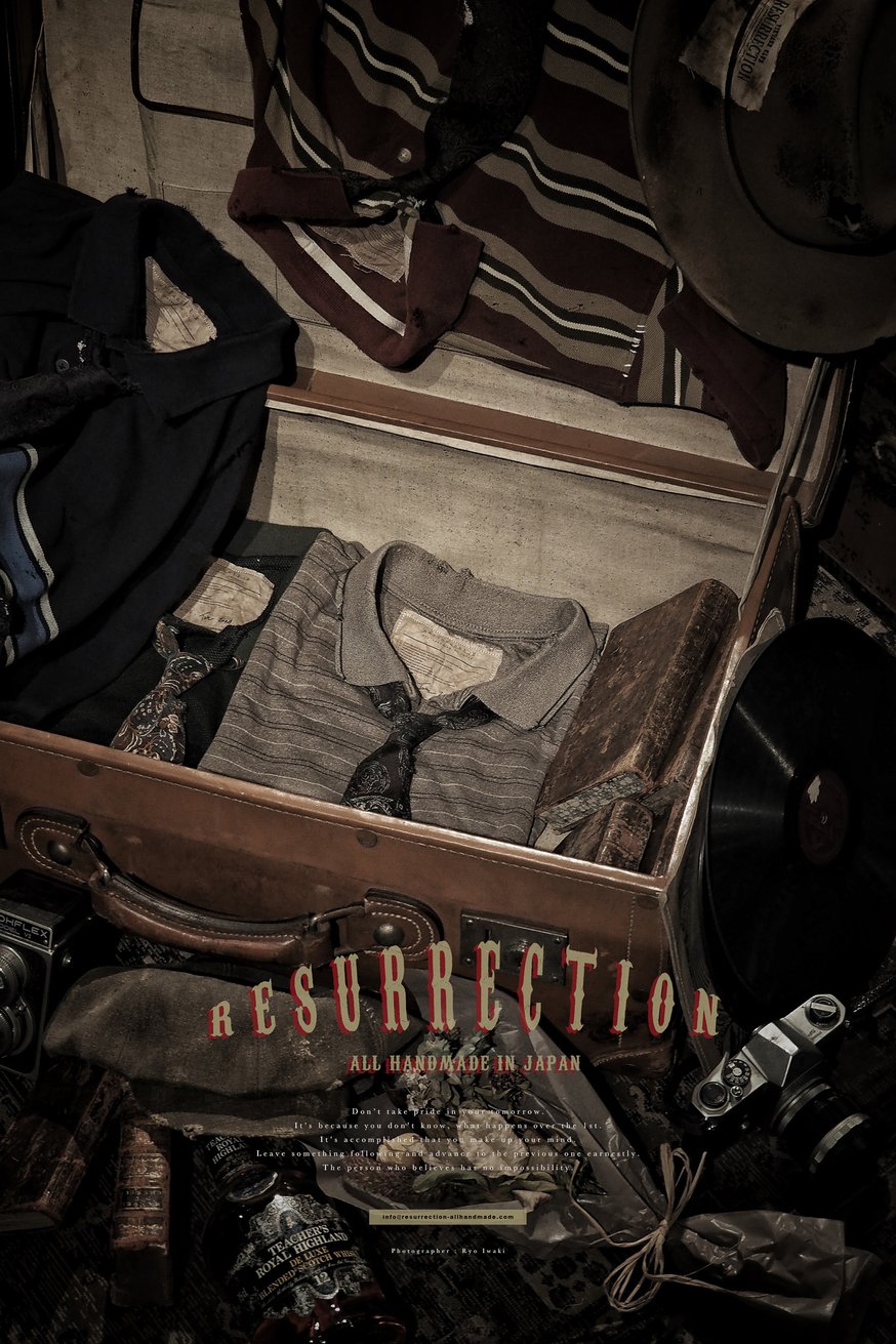 NEW WORK 10 | RESURRECTION -all handmade in JAPAN- NEW WORK 10 | RESURRECTION -all handmade in JAPAN-