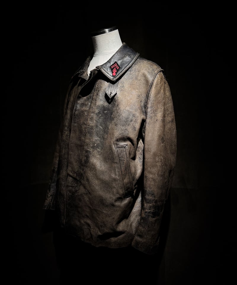 1940-1950's French Fireman Leather Jacket | RES