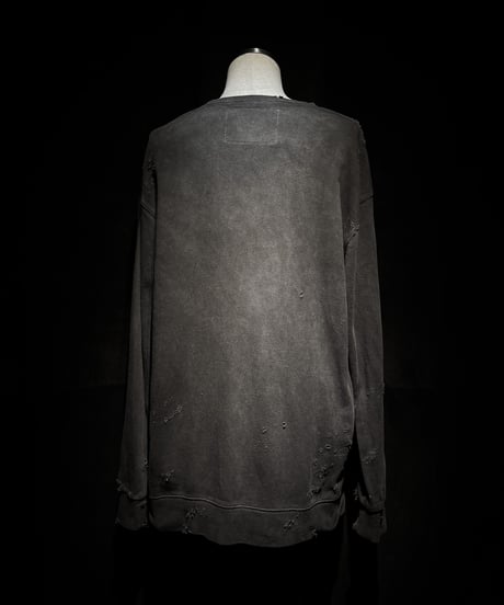 [Dye] Vintage damage LOOK SHARP! sweat shirt