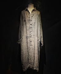Vintage damage dye long coat