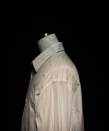 Vintage damage Pinstripe Dress Shirt