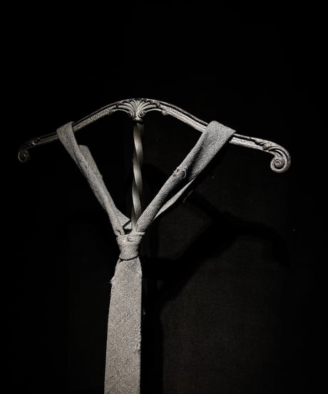 Vintage damage tweed Tie