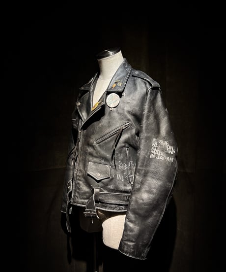 Vintage Leather Biker Custom Double Riders Jacket