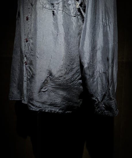 Vintage Silk100% Two-Pocket Shirt