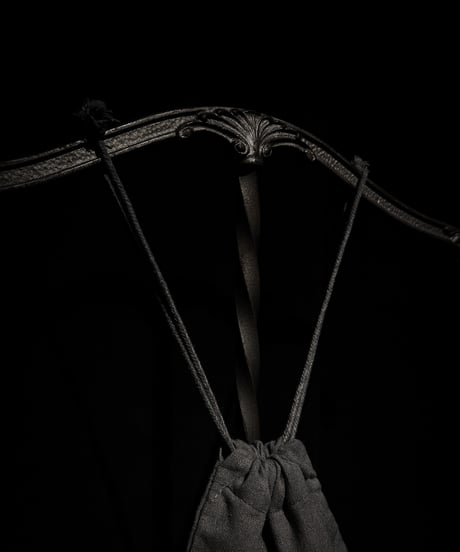 10th Anniversary Limited dye Drawstring bag  [Old Black]