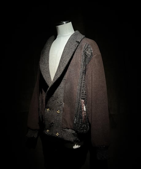 Vintage damage docking double knit