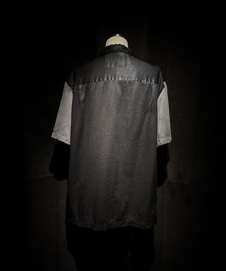 [Dye] Vintage damage rockabilly shirt