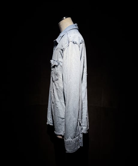 Vintage Wash Western Denim Shirt