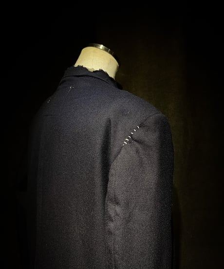 Vintage damage Navy blazer jacket
