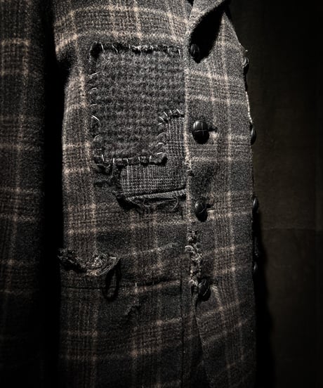 Vintage damage & patchwork P-coat