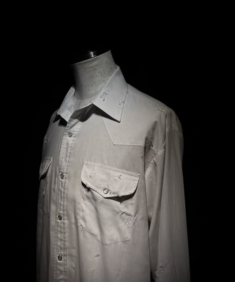 Vintage Western white Shirt