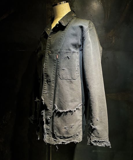 Vintage denim coverall jacket