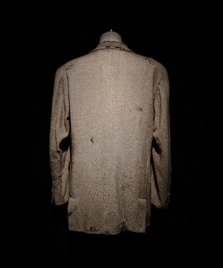 Vintage damage tweed tailored jacket