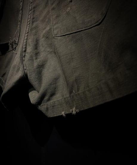 Vintage damage military half pants