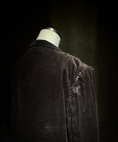 Convertible Button Corduroy Tailored Jacket