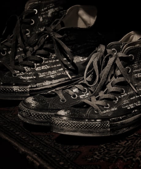 10th Anniversary Limited High-cut sneakers [Old Black]