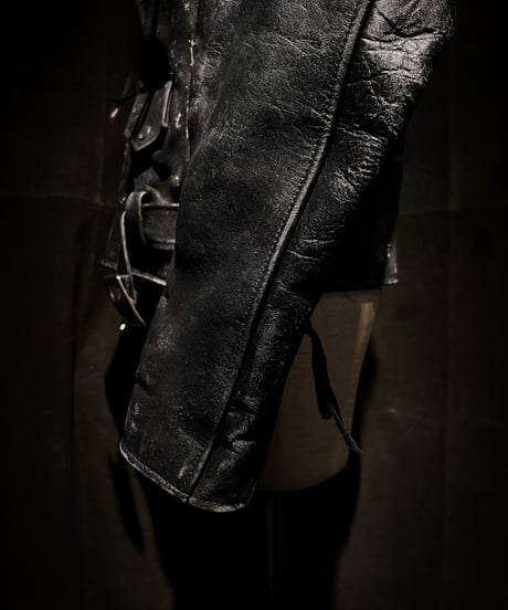 Vintage Leather Biker Custom Double Riders Jacket