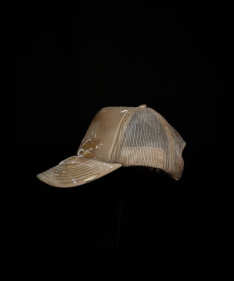 Vintage damage & dye mesh cap