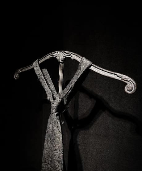 Vintage damage Paisley Tie