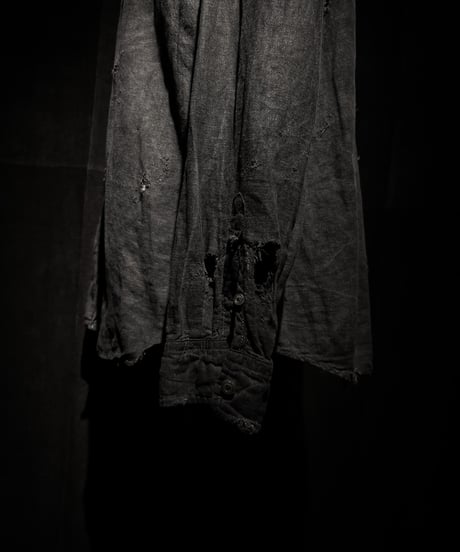 Garment-Dyed Distressed Vintage Shirt