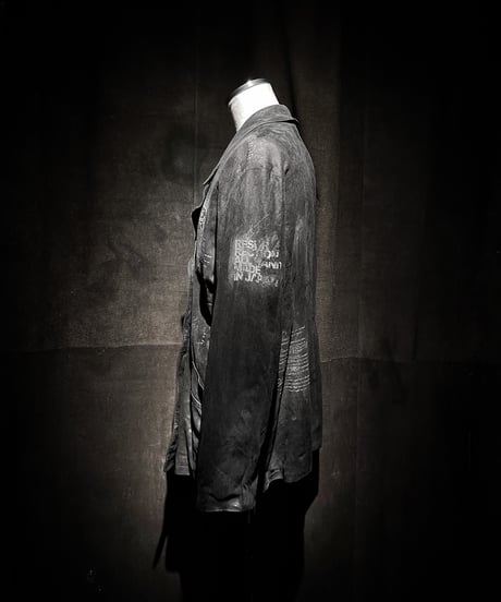 Euro vintage Reconstructed Suede Double-Breasted Coat