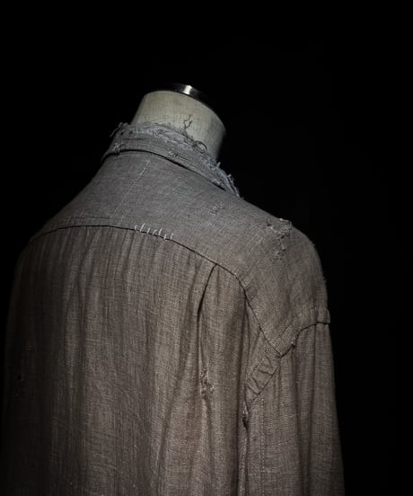 Vintage damage linen shirt