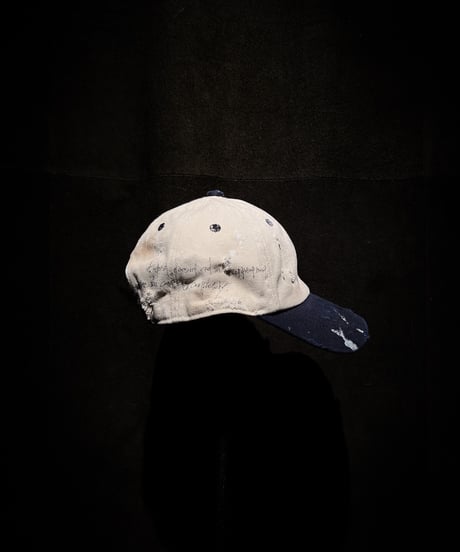 Vintage Two-Tone Distressed Canvas Cap