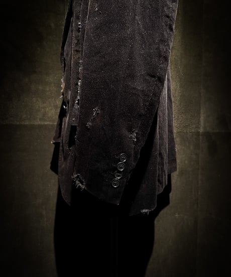 Convertible Button Corduroy Tailored Jacket