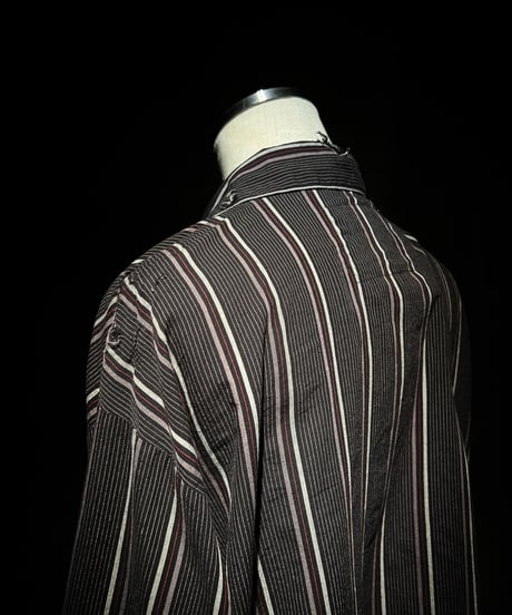 1950-60's French Vintage Striped Work Shirt