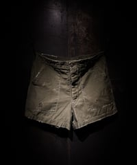Vintage damage military half pants