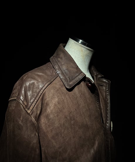 Rust Relic Reconstructed Vintage Leather Work Jacket