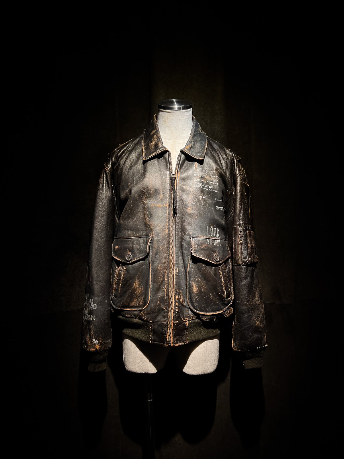 Vintage Leather flight jacket Type-A | RESURREC