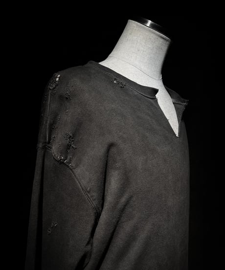 [Dye] Vintage damage LOOK SHARP! sweat shirt