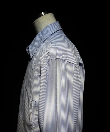 Vintage damage stripe shirt